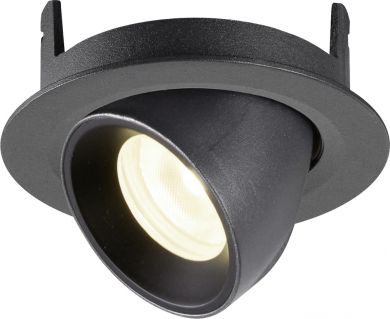 SLV NUMINOS® GIMBLE XS, black recessed ceiling light, 4000K 55° 1005855 | Elektrika.lv