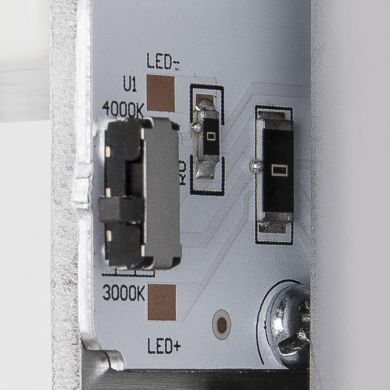 SLV Fasādes gaismeklis PEMA® LED, 3000/4000K, 1420Lm, 14W, IP65, pelēks 1003454 | Elektrika.lv