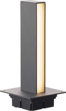 SLV H-POL, pathway and floor stand, double-headed, LED, 3000K, anthracite, L/W/H 16.5/16.5/36 cm 232175 | Elektrika.lv