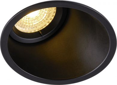 SLV Downlight HORN-A GU10 25W IP20/44, black 113150 | Elektrika.lv
