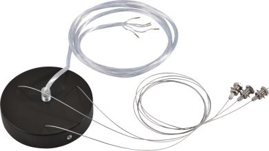 SLV Suspension set, for MEDO round pendant, black, 5-wire 135250 | Elektrika.lv