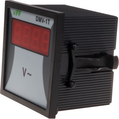 F&F Power voltage indicator, 1 phase, DMV-1T, 0÷600V, 72x72mm DMV-1T | Elektrika.lv