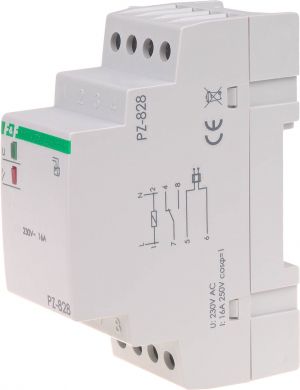 F&F Šķidruma līmeņa kontroles relejs, 230VAC, 16A,1xNO/NC PZ-828 | Elektrika.lv