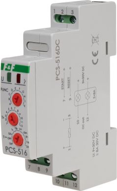 F&F Timing relay, 10 func., OC collector system PCS-516DC | Elektrika.lv