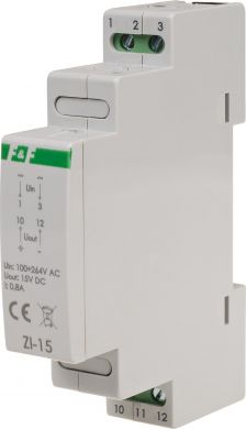 F&F Pulse power supply, 15V, 12W, 100÷264VAC, 0,8A ZI-15 | Elektrika.lv