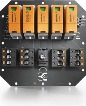 Weidmuller PVN DC 2IN/1OUTX2 2MPPT SPD1R CG 1.1KV Complete distribution for solar panels 2866320000 | Elektrika.lv