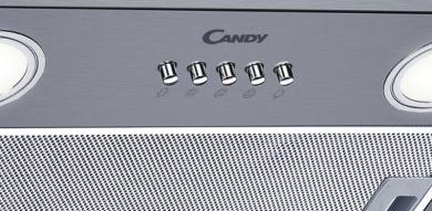 Candy Candy | Hood | CBG625/1X | Canopy | Energy efficiency class C | Width 52 cm | 207 m&sup3;/h | Mechanical | LED | Stainless Steel CBG625/1X