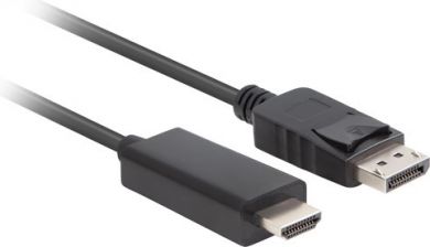 Lanberg DisplayPort to HDMI Kabelis 1.8 m CA-DPHD-11CC-0018-BK | Elektrika.lv