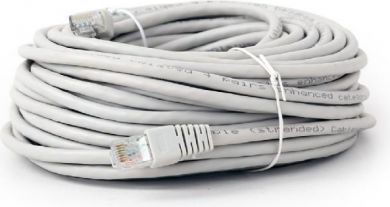 Gembird PATCH CABLE CAT6 UTP 20M/GREY PP6U-20M GEMBIRD PP6U-20M | Elektrika.lv