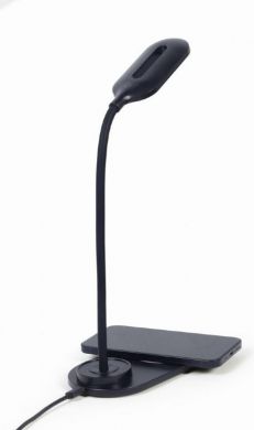 Gembird MOBILE CHARGER WRL DESK LAMP/BLACK TA-WPC10-LED-01 GEMBIRD TA-WPC10-LED-01 | Elektrika.lv