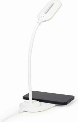 Gembird MOBILE CHARGER WRL DESK LAMP/WHT TA-WPC10-LED-01-W GEMBIRD TA-WPC10-LED-01-W | Elektrika.lv