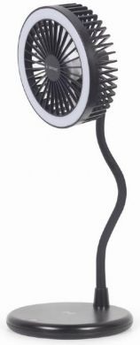 Gembird MOBILE CHARGER WRL FAN&LAMP/TA-WPC10-LEDFAN-01 GEMBIRD TA-WPC10-LEDFAN-01 | Elektrika.lv
