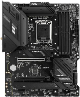 MSI Mainboard MSI Intel B760 Express LGA1700 ATX Memory DDR5 Memory slots 4 1xPCI-Express 1x 2xPCI-Express 16x 3xM.2 1xHDMI 1xDisplayPort 4xUSB 2.0 4xUSB 3.2 1xUSB-C 1xOptical S/PDIF 1xRJ45 5xAudio port MAGB760TOMAHAWKWIFI MAGB760TOMAHAWKWIFI | Elektrika.lv