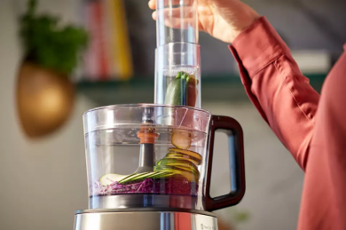 Philips Philips Compact Food processor HR7530/10 Viva Collection 850 W Bowl capacity 2.1 L Number of speeds 2 Black HR7530/10 | Elektrika.lv