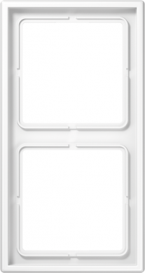 Jung 2-gang frame, white, LS990 LS982WW | Elektrika.lv