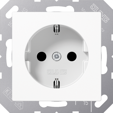 Jung Socket outlet 16 A/250 V IP20 , white A1520KIWW | Elektrika.lv
