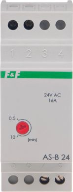 F&F Staircase automatic switch, 24V, 16A, DIN rail mounting, AS-B21 AS-B24 | Elektrika.lv