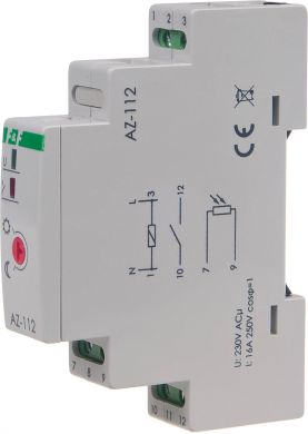 F&F Light dependent relay I=16A, with hermetic external probe Ø10, 1 module 230V AZ-112 | Elektrika.lv