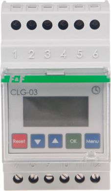 F&F Счетчик импульсов CLG-03 24-264V 3 mod. CLG-03 | Elektrika.lv