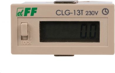 F&F Darba laika skaitītājs CLG-13T 230V AC/DC CLG-13T | Elektrika.lv