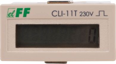 F&F Счетчик импульсов CLI-11T 230V CLI-11T | Elektrika.lv
