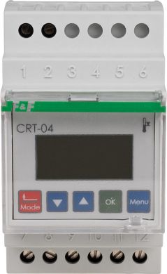 F&F CRT-04 Thermostat 0-60°C with probe, 3 mod. CRT-04 | Elektrika.lv
