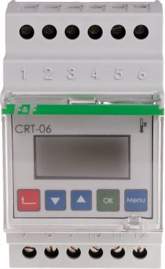 F&F CRT-06 Termoregulators uz DIN bez devejs -100..400°C Pt100 10 funkciji CRT-06 | Elektrika.lv