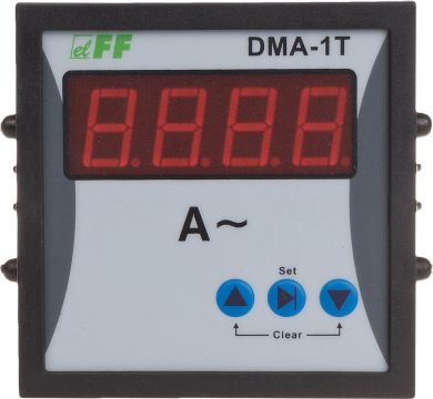 F&F DMA-1T Strāvas indikators 0÷5A 72x72x92mm DMA-1T | Elektrika.lv