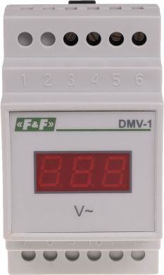 F&F DMV-1 Voltage indicator 100-500V 3mod DMV-1 | Elektrika.lv