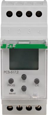 F&F Time relay, 24÷264 VAC/DC, 16A, 1xNO/NC, 18 func, 0,25s, 1,5W PCS-517 | Elektrika.lv