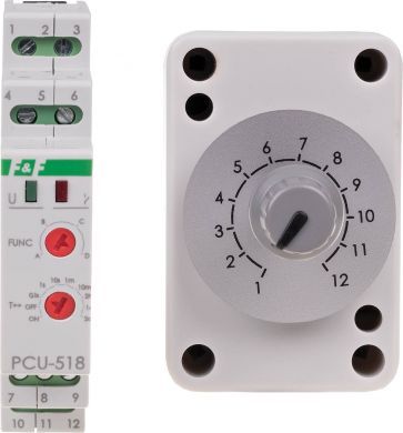 F&F Timing relay PCU-518 DUO PCU-518DUO | Elektrika.lv