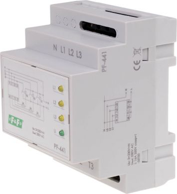 F&F Module: voltage monitoring relay 4 mod. PF-441 | Elektrika.lv