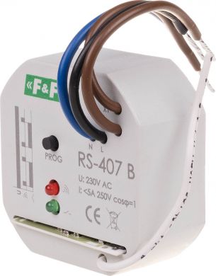 F&F RS-407B receiver bistable 230V 5A RS-407B | Elektrika.lv