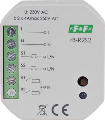 F&F Реле Proxi Power 2 x 4A rB-R2S2 | Elektrika.lv