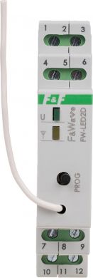 F&F Двухканальный LED контроллер 12 V DC F&Wave FW-LED2D | Elektrika.lv