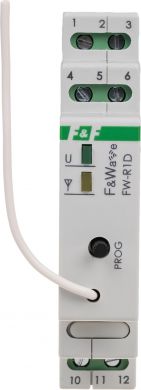 F&F Single bistable relay - receiver, F&Wave radio control FW-R1D | Elektrika.lv