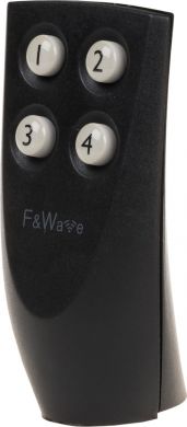 F&F Transmitter - 4-button remote control - black, F&Wave radio control FW-RC4 | Elektrika.lv