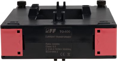 F&F TO-600-5 current transformer with open core 600-5A, class.0,5 TO-600-5 | Elektrika.lv
