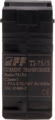 F&F TI-75/5 Strāvmainis 2,5VA, cl. 0,5 TI-75-5 | Elektrika.lv