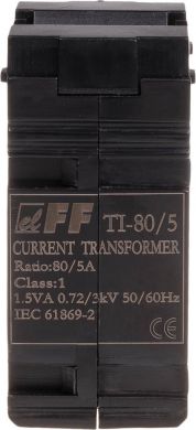 F&F TI-80/5 Strāvmainis 2,5VA, cl. 0,5 TI-80-5 | Elektrika.lv