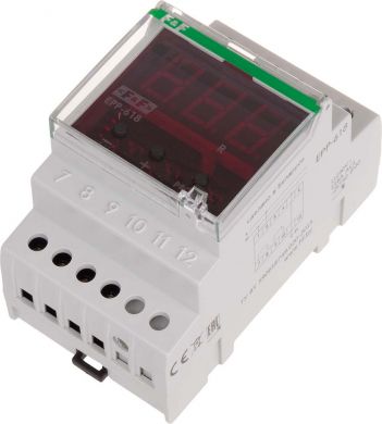 F&F Current relay 195&divide;253V AC, 2x8A, 0,5&divide;10s EPP-618 | Elektrika.lv