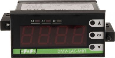 F&F Panel voltage indicator, 1 phase, 10÷480VAC DMV-1AC-MBT | Elektrika.lv