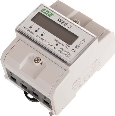 F&F Trīsfāžu indikators, 80A, 3x230/400V+N WZE-3 | Elektrika.lv