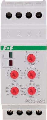 F&F Timing relay PCU-520 UNI U=12÷264 V AC/DC PCU-520UNI | Elektrika.lv