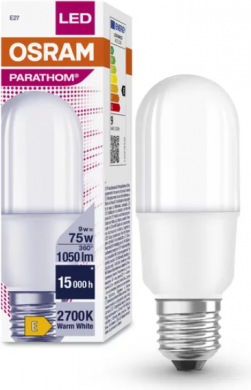 LEDVANCE LED Bulb P STICK 75 FR 9W E27 2700K 1050lm ND 4058075593350 | Elektrika.lv