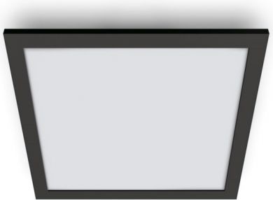 WiZ Потолочый светильник Panel WiZ, 12W, 2700-6500K, TW, 1000Lm, IP20, квадратный, черный 929003241901 | Elektrika.lv