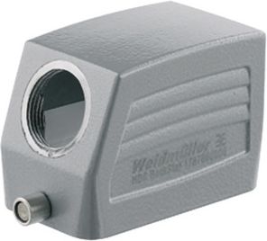 Weidmuller HDC enclosure, Size 4, IP65, Cable entry from side, End-locking clamp, lower side, Standard, PG 16 1655210000 | Elektrika.lv