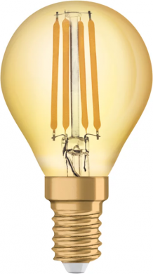 LEDVANCE LED Spuldze Vintage 1906 CLAS P 35 4W E14 2400K 410lm ND 4058075293496 | Elektrika.lv