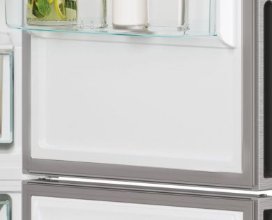 Candy Candy | CCE4T620DX | Refrigerator | Energy efficiency class D | Free standing | Combi | Height 200 cm | No Frost system | Fridge net capacity 258 L | Freezer net capacity 119 L | Display | 38 dB | Stainless steel CCE4T620DX