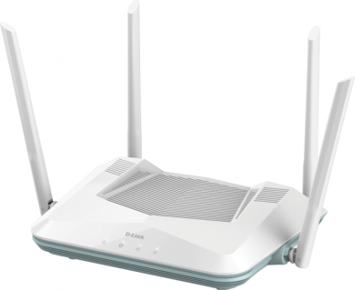 D-Link AX3200 Smart Router | R32 | 802.11ax | 800+2402 Mbit/s | 10/100/1000 Mbit/s | Ethernet LAN (RJ-45) ports 4 | Mesh Support Yes | MU-MiMO No | No mobile broadband | Antenna type External R32/E